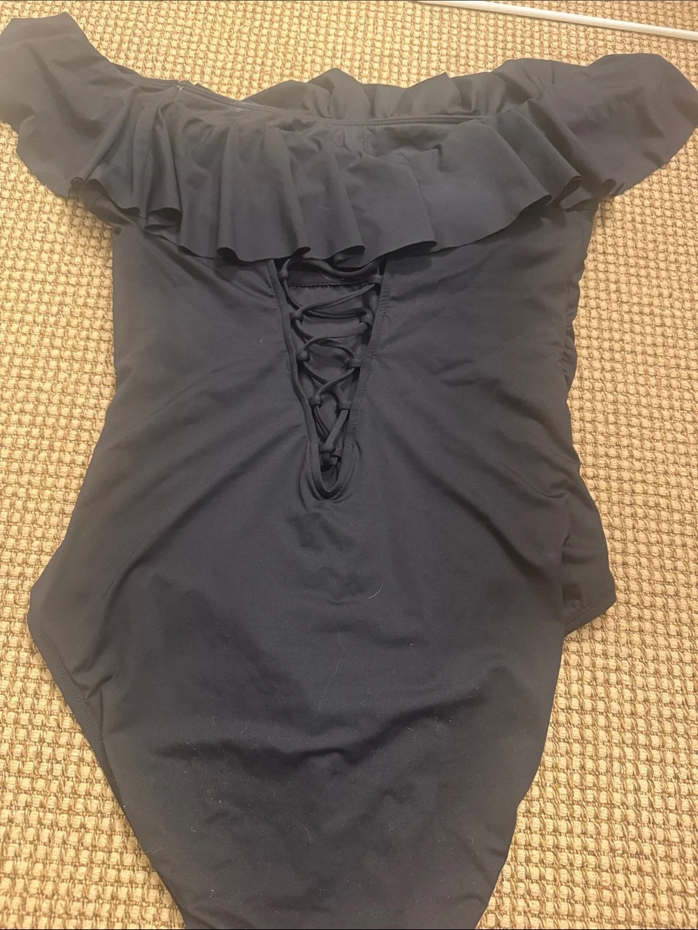La Blanca one piece island goddess bathing suit size 10